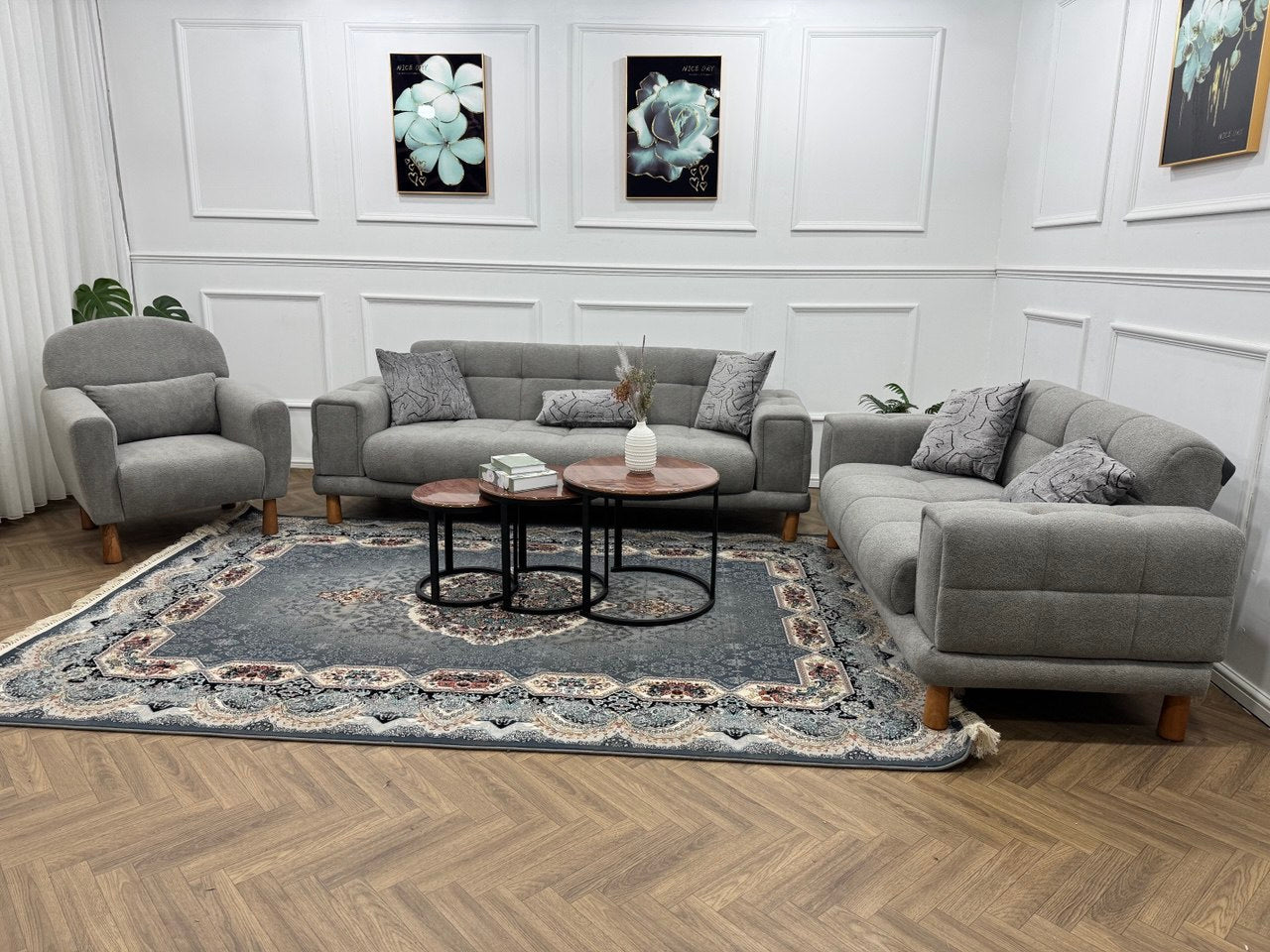 Flora Sofa Bed Set Teddy