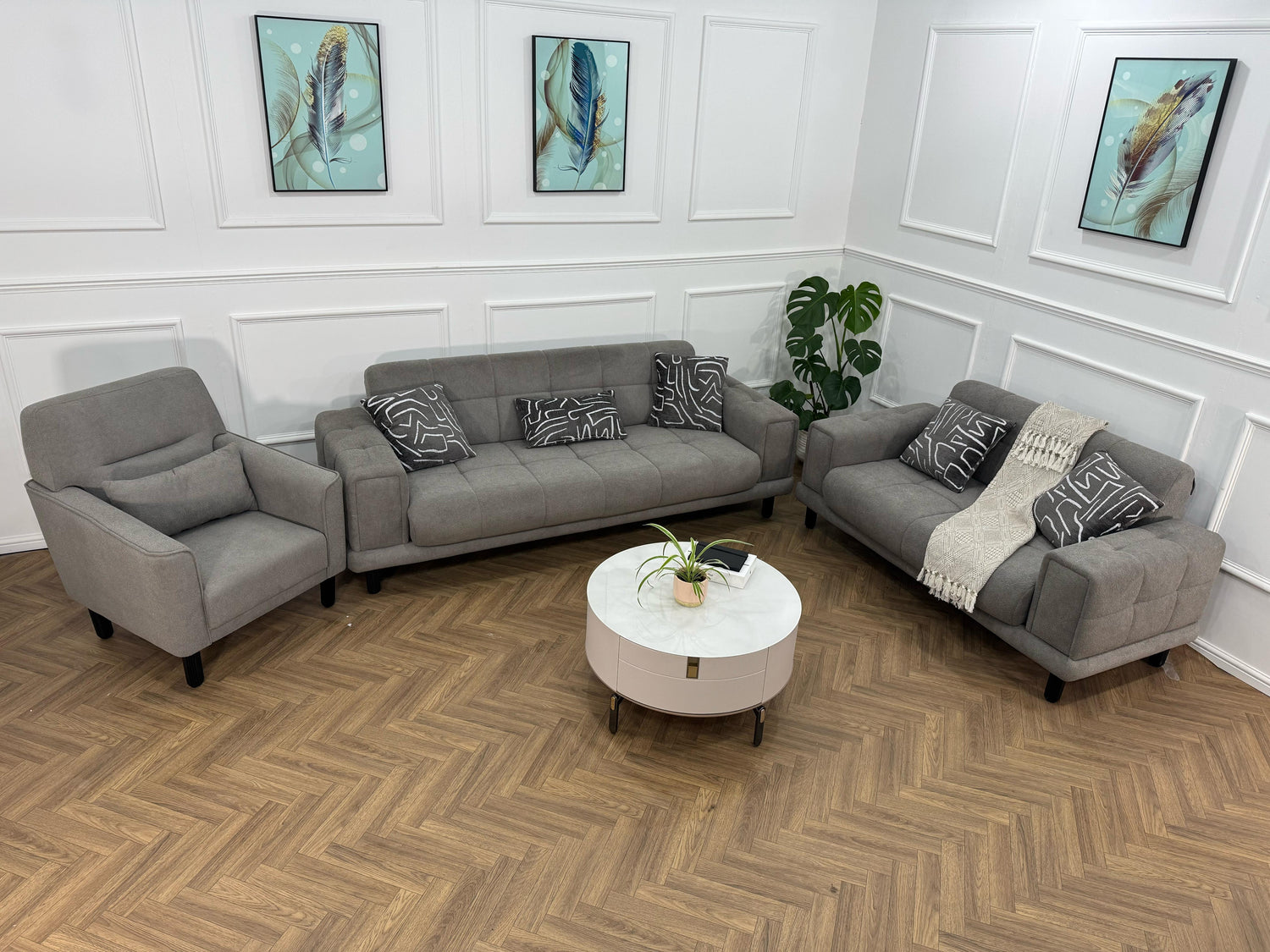 Flora Sofa Bed Set Teddy