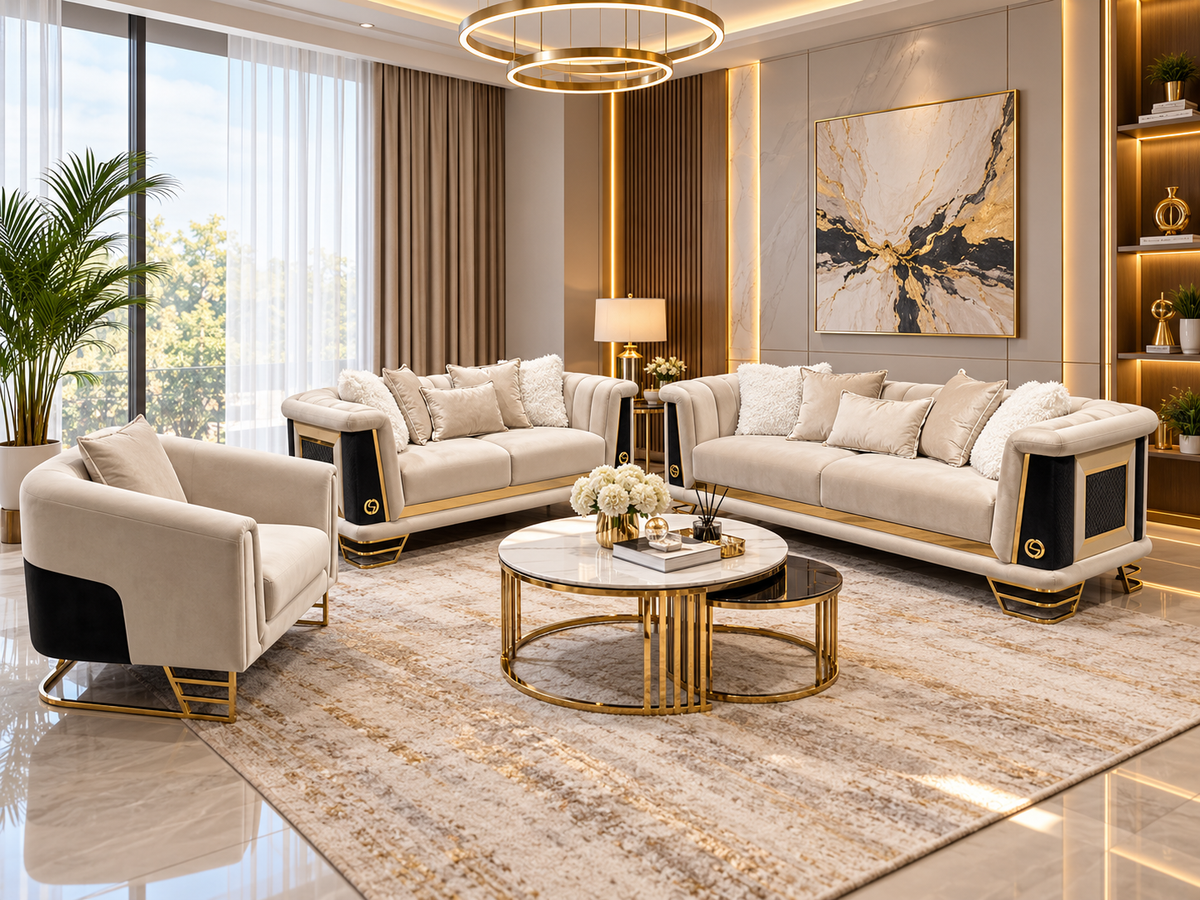 Rose Sofa Set