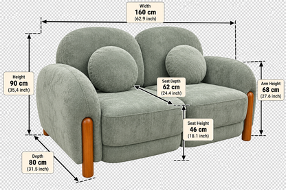 Daffodil Sofa Set – Modern 3+2+1 Living Room Sofa Collection
