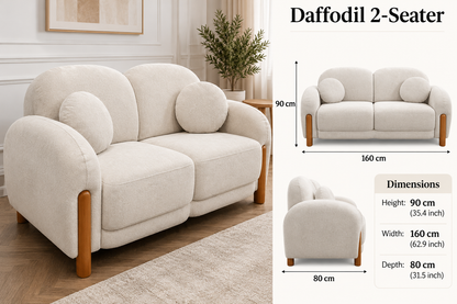Daffodil Sofa Set – Modern 3+2+1 Living Room Sofa Collection