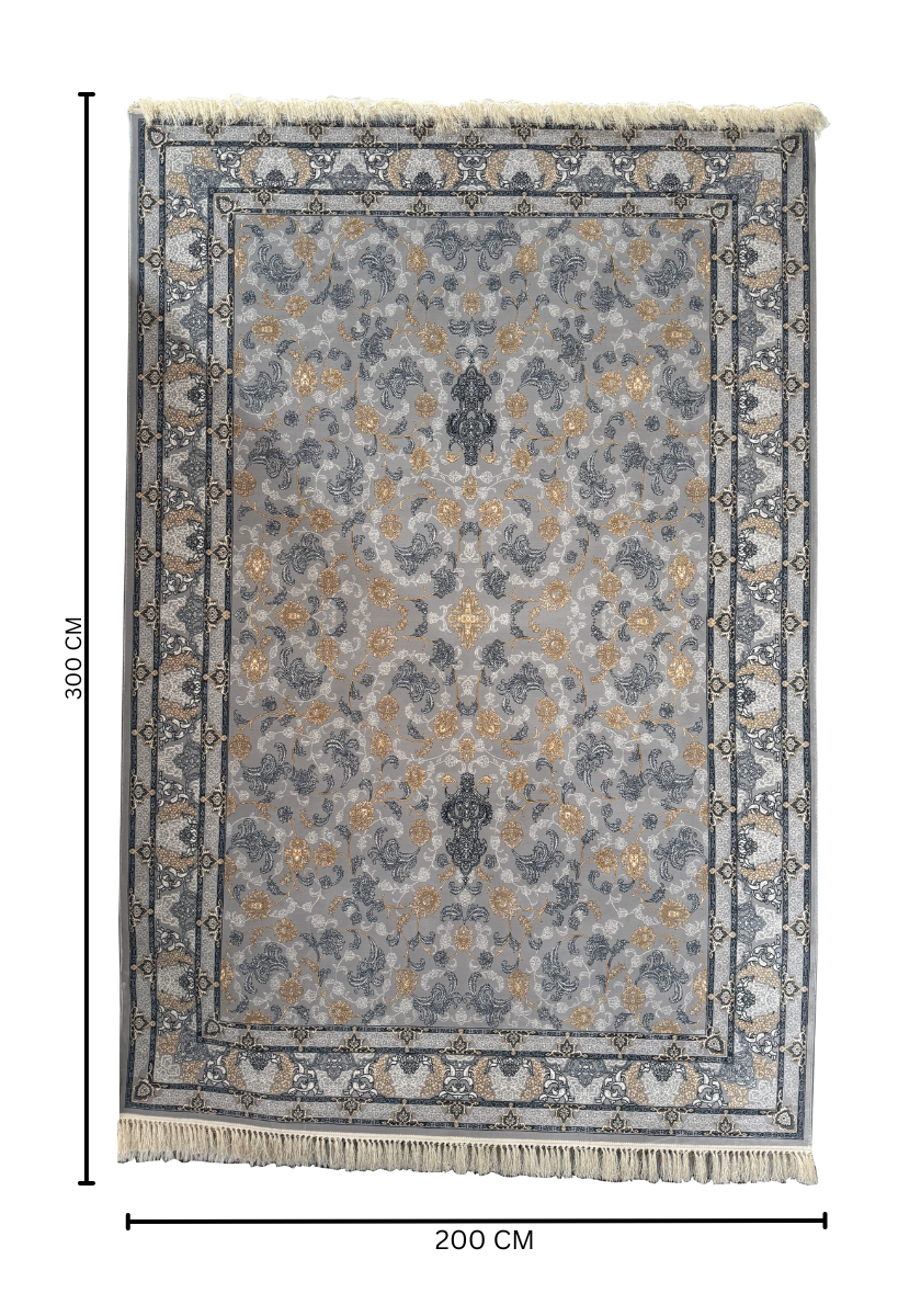 Golzar Persian Rug – Luxury Floral Medallion Design | QRF 106