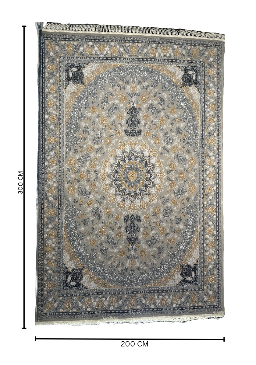 Zarif Persian Rug – Luxury Floral Medallion Design | QRF 105