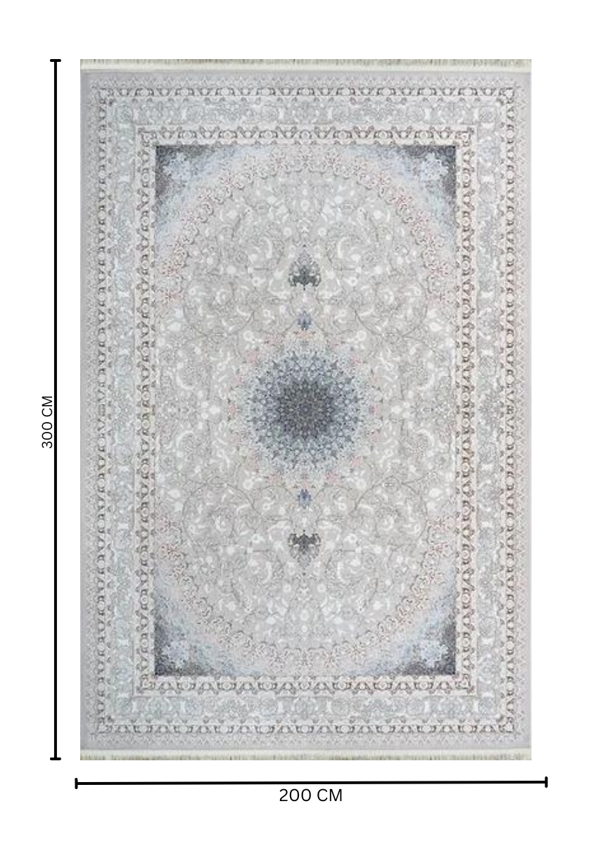 Darya Persian Rug – Luxury Floral Medallion Design | QPF 115