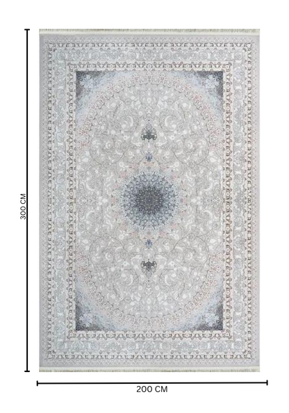 Darya Persian Rug – Luxury Floral Medallion Design | QPF 115