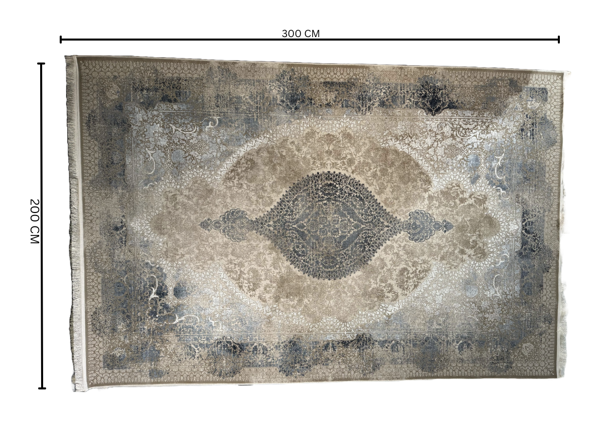 Mehr Persian Rug – Luxury Vintage Medallion Design | QPF 112