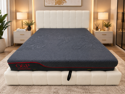 Cloud Boucle Upholstered Storage Bed