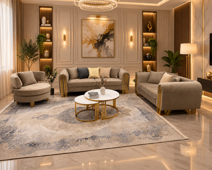 Lilac Luxury Sofa Set