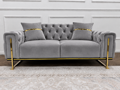 Gray King Sofa Set