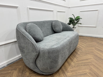 Q &amp; P Furniture Luna sofa set with plush cushions and modern design, shown in a stylish living room setting.
