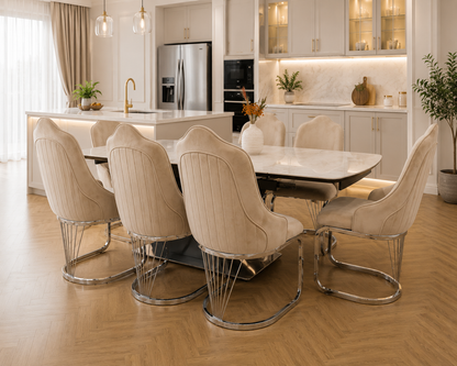 Lumia Extendable Dining Table Set