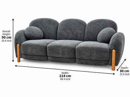 Daffodil Sofa Set – Modern 3+2+1 Living Room Sofa Collection