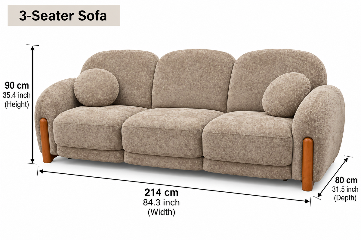 Daffodil Sofa Set – Modern 3+2+1 Living Room Sofa Collection