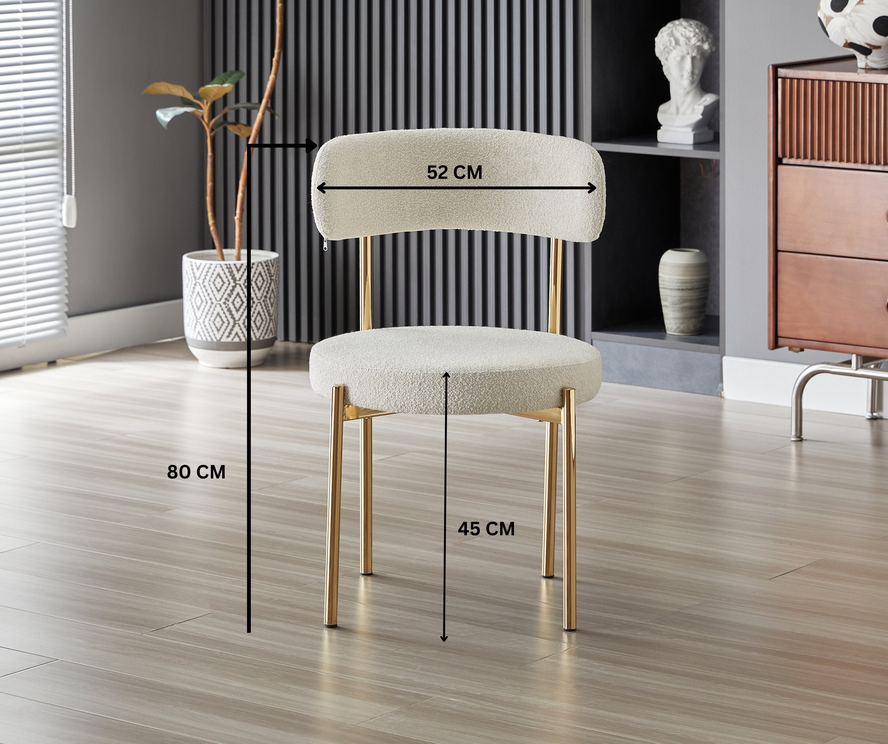 Luxe Dining Chair - Gold