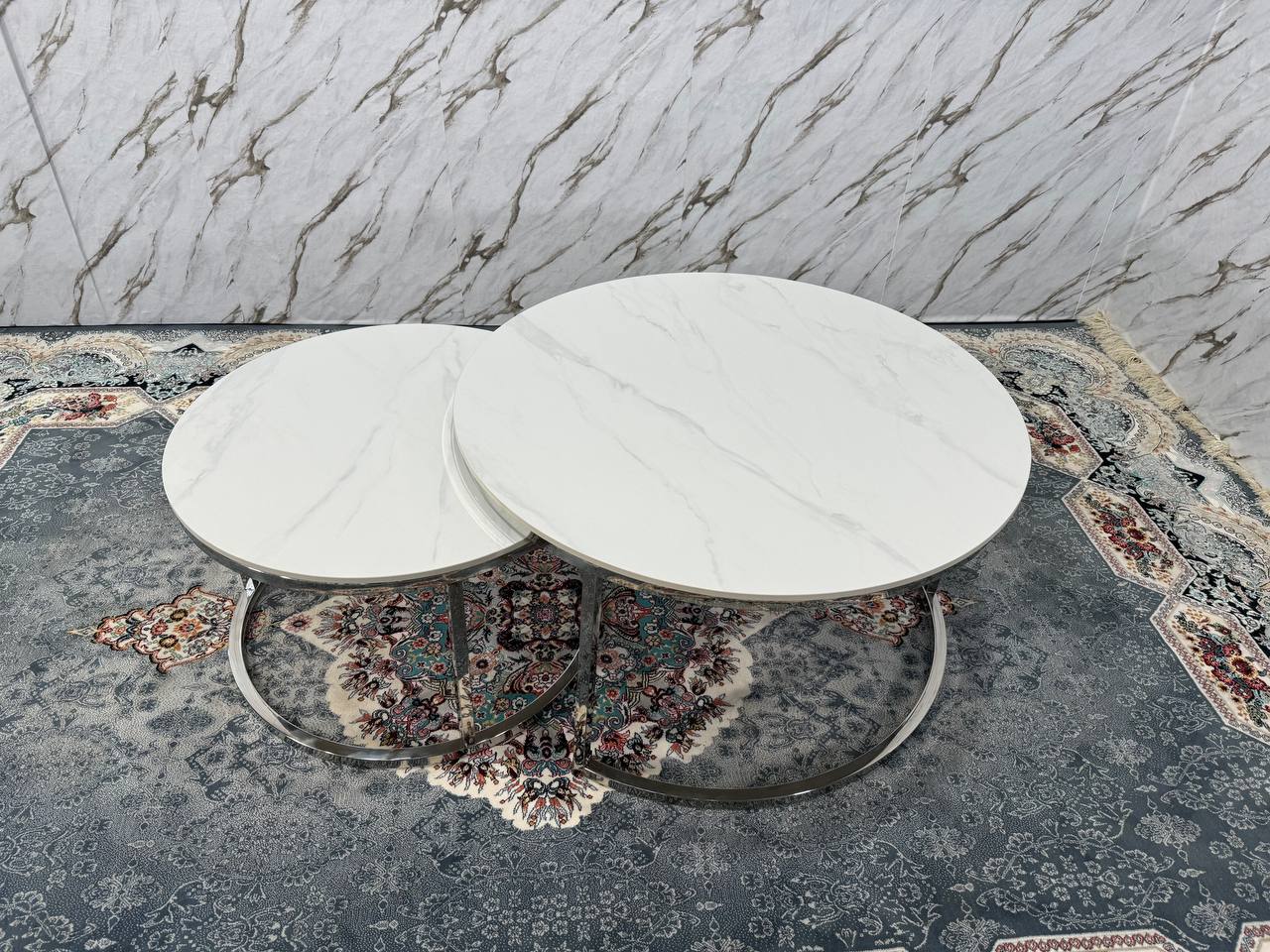 Nova Coffee Table Set-Gold Ceramic