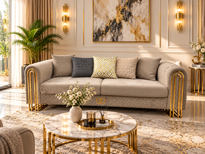 Lilac Luxury Sofa Set