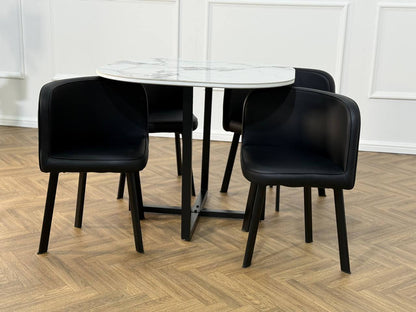 Oliver Nesting Dining Table set Square 1