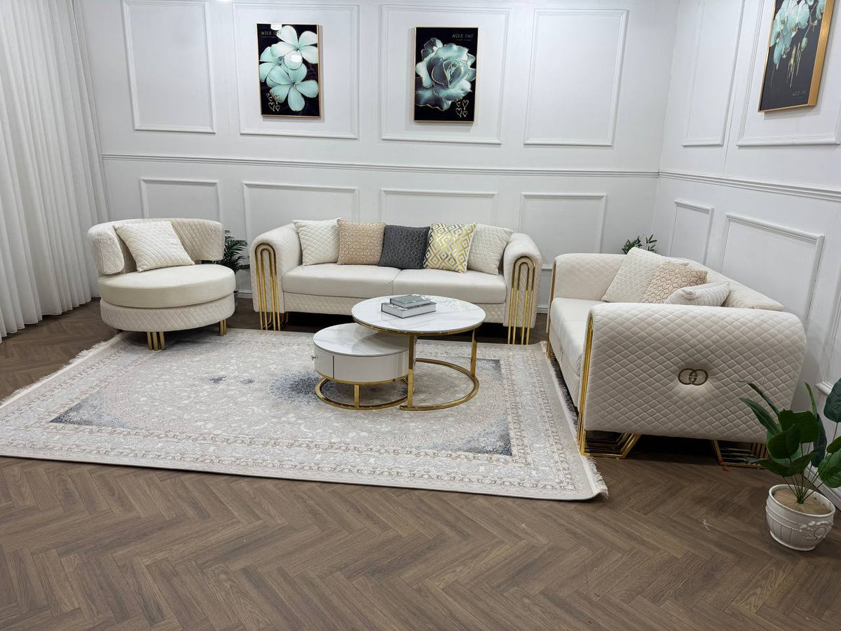 Lilac Luxury Sofa Set