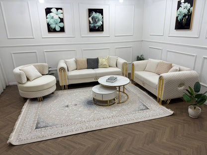 Lilac Luxury Sofa Set