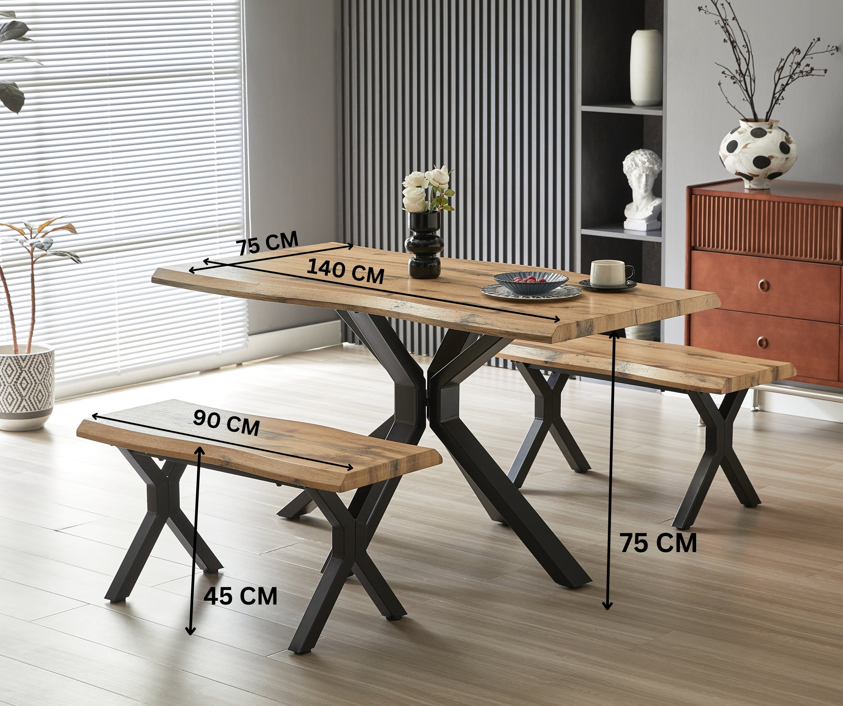 Rustic Dining set DA1230