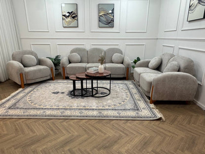 Daffodil Sofa Set – Modern 3+2+1 Living Room Sofa Collection