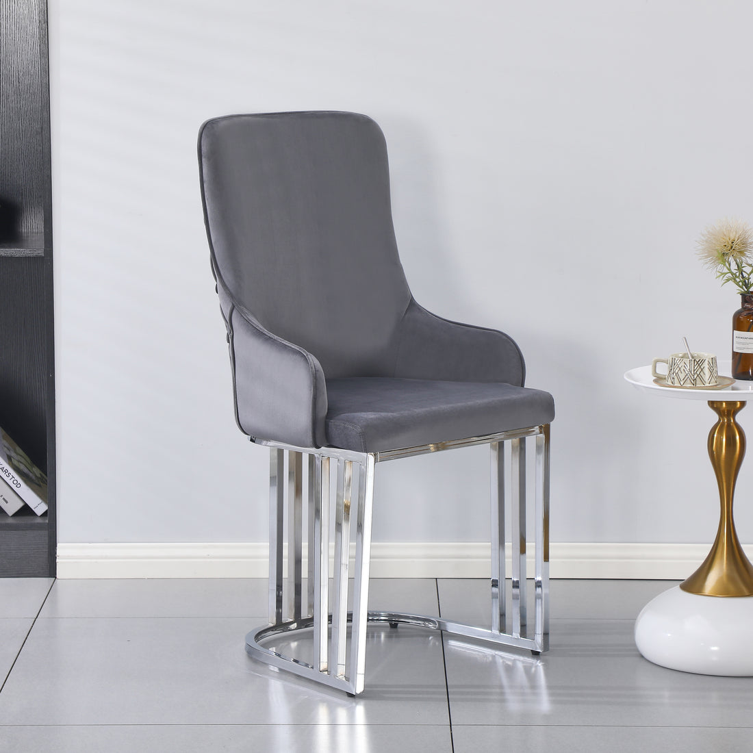 Bentley Dining Chair - Silver Base