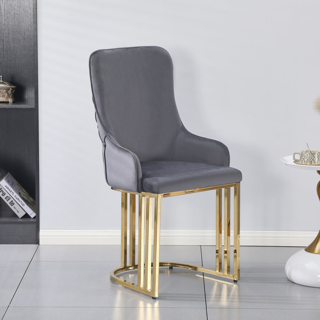 Bentley Dining Chair - Gold Base