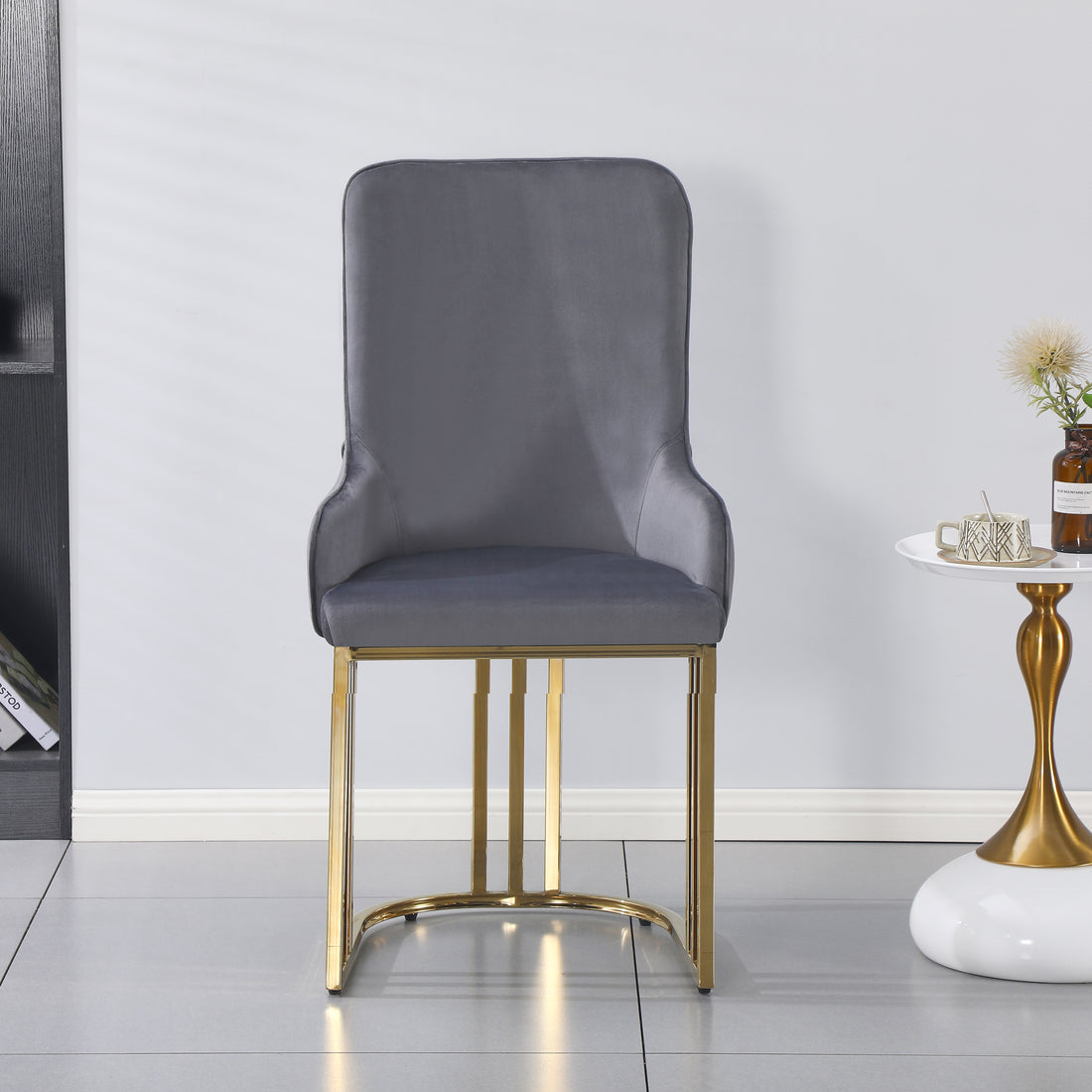 Bentley Dining Chair - Gold Base