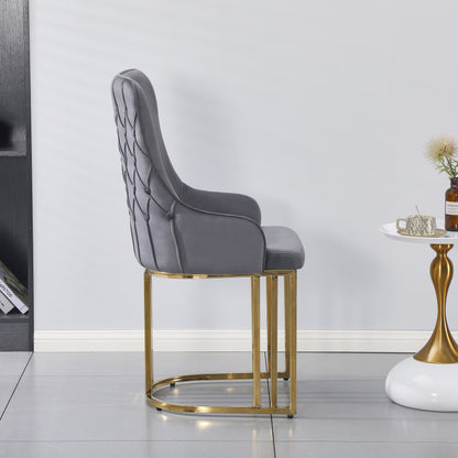 Bentley Dining Chair - Gold Base