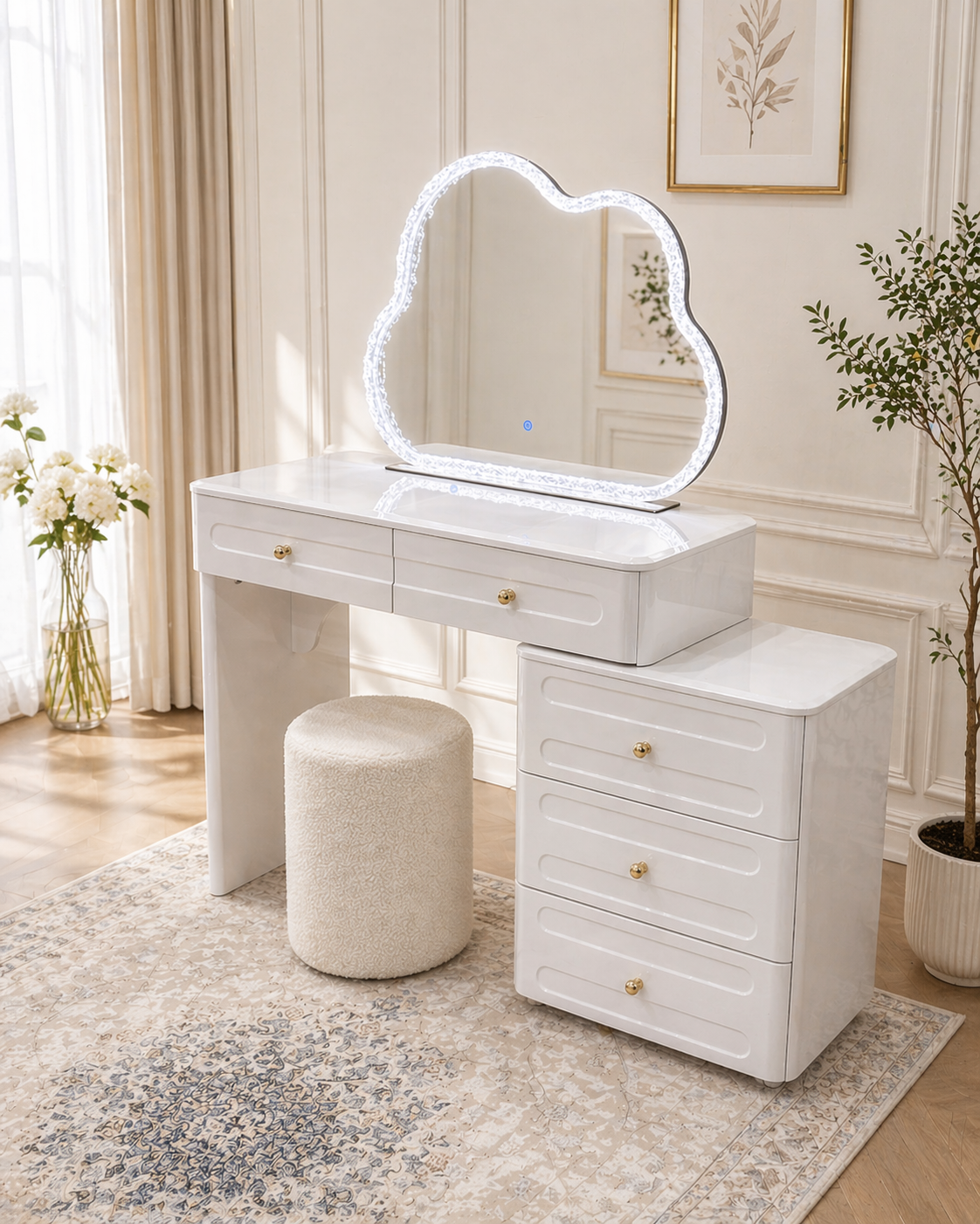 Elan Dressing Table with LED Light
