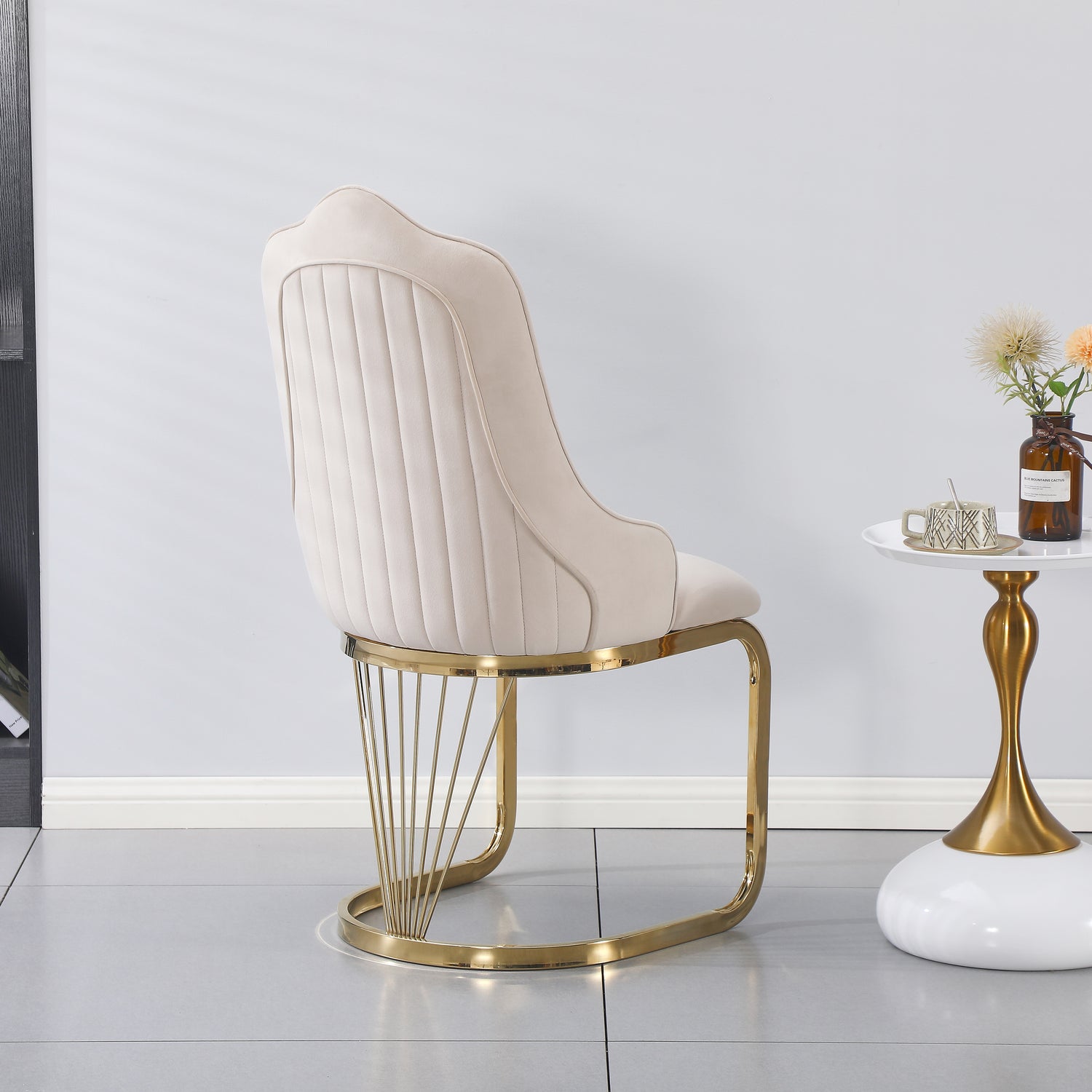 King Dining Chair - Gold Base