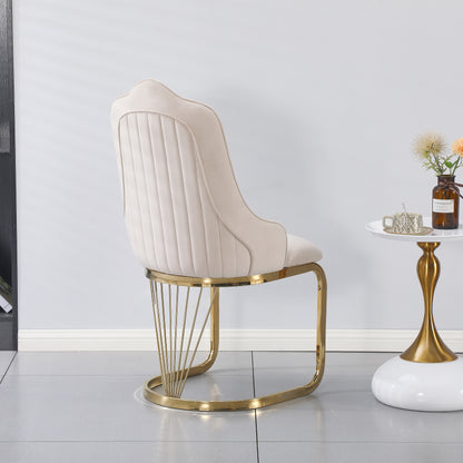 King Dining Chair - Gold Base