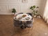 Light grey velvet dining chair from Q & P Furniture&
