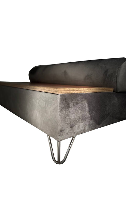 Victoria Corner Sofa Bed with Storage - Velvet