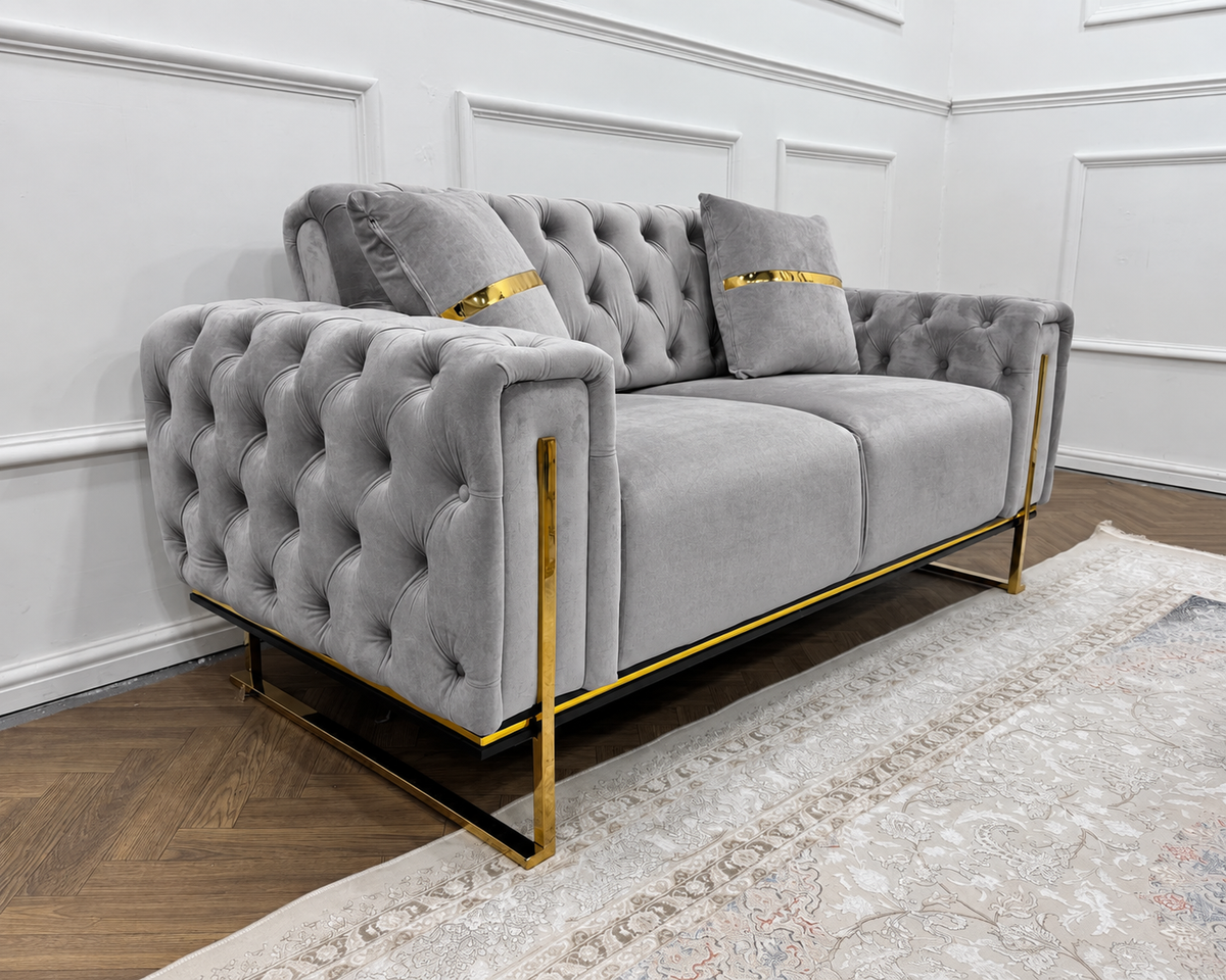 Gray King Sofa Set