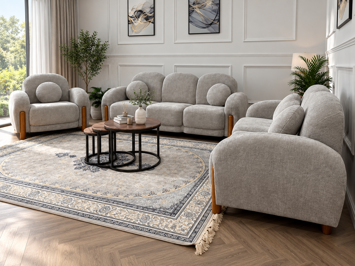 Daffodil Sofa Set – Modern 3+2+1 Living Room Sofa Collection