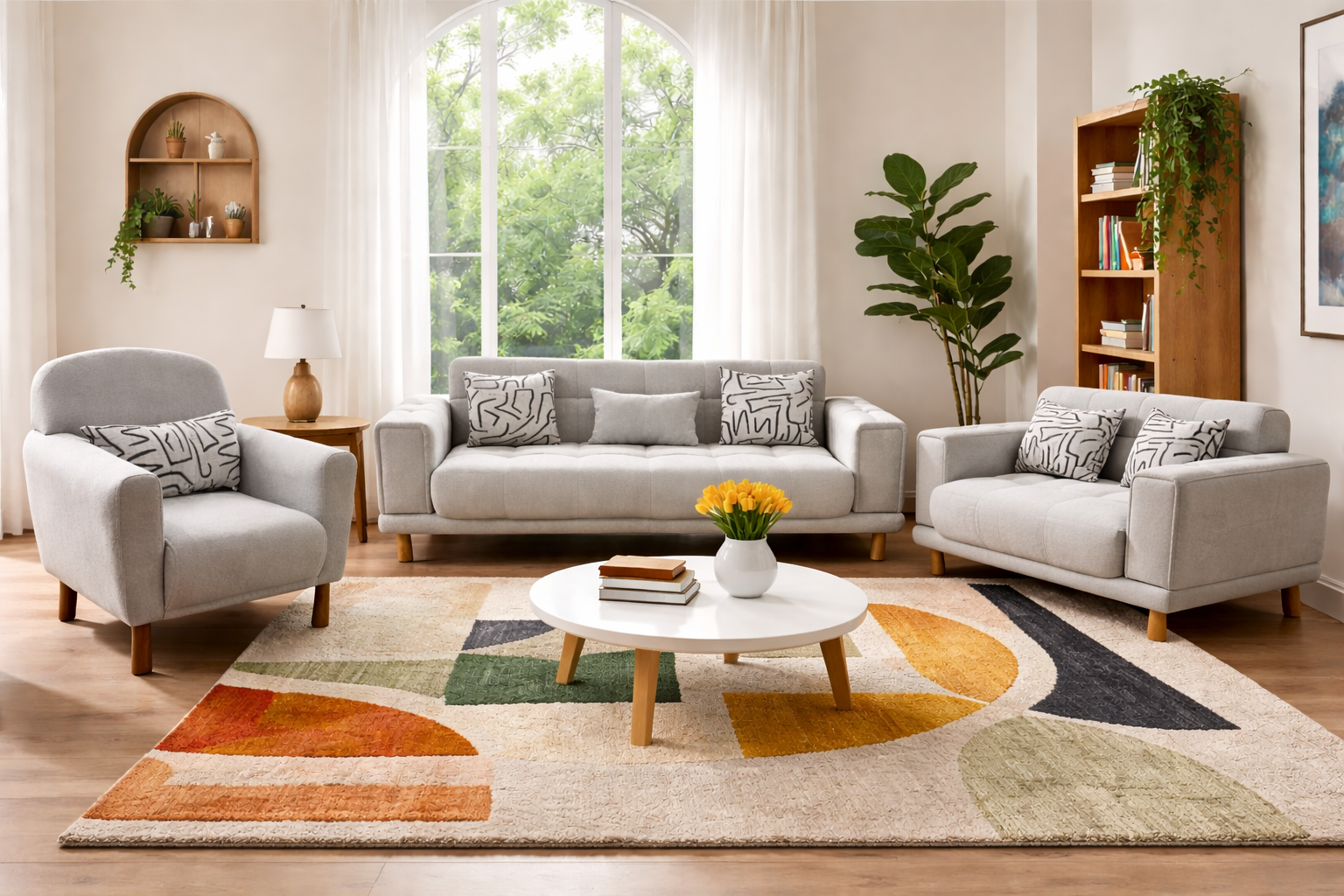 Flora Sofa Bed Set Teddy