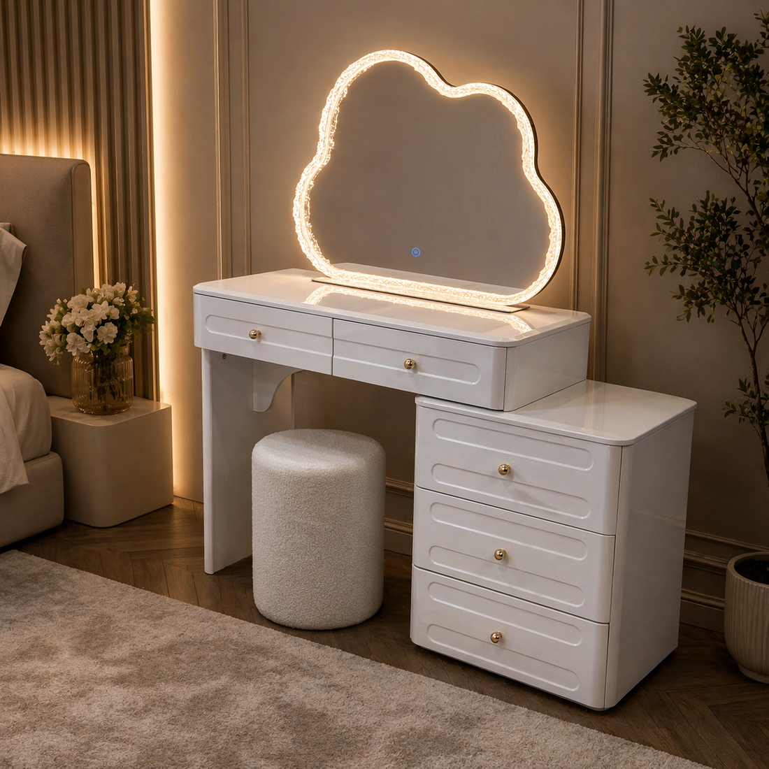 Elan Dressing Table with LED Light