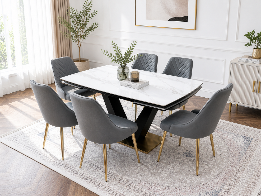 Lumia Extendable Dining Table Set
