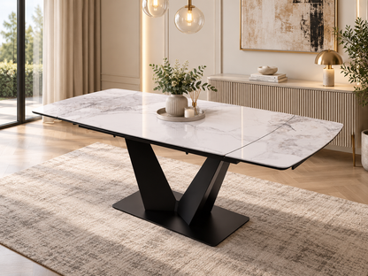 Lumia Extendable Dining Table | Sintered Stone Dining Table