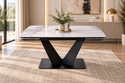 Lumia Extendable Dining Table | Sintered Stone Dining Table