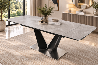 Lumia Extendable Dining Table | Sintered Stone Dining Table
