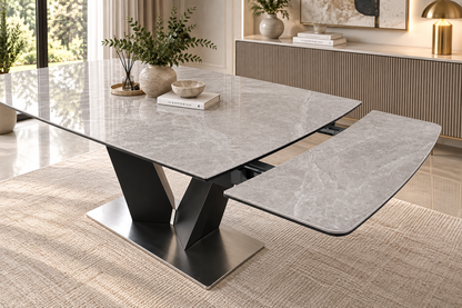 Lumia Extendable Dining Table | Sintered Stone Dining Table