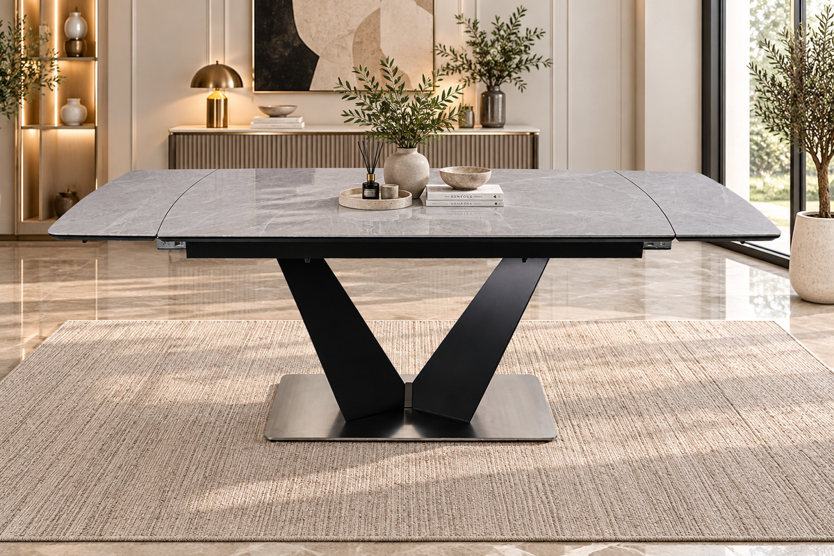 Lumia Extendable Dining Table | Sintered Stone Dining Table