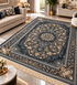 Laleh Persian Rug – Luxury Floral Medallion Design | QRF 109