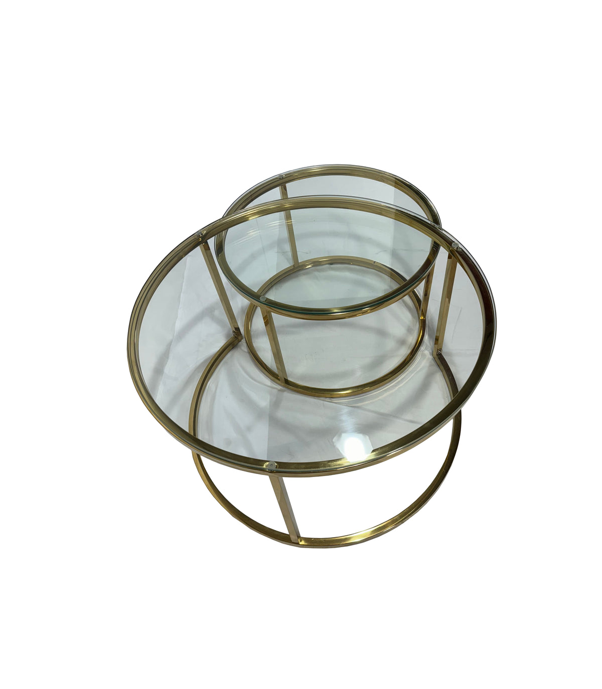 White Smoke Veyra Nesting Coffee Table Set