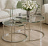 Rosy Brown Veyra Nesting Coffee Table Set