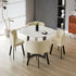 Lavender Oliver 90cm Square Nesting Dining Table Set