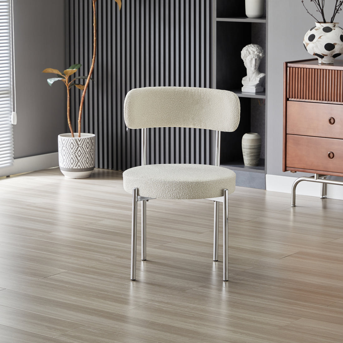 Luxe Dining Chair - Silver