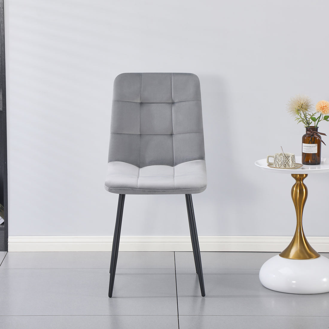 luna dining chair-light grey